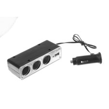 Smuster Razum, 3 nests, 1 USB 0.5 A, 60 W, 12/24 V, wire 40 cm