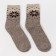 Male socks made of Mongolian wool, gray/snowflake color, size 29 (43-45)