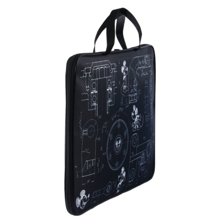 A3, 470x350x20 mm with handles, textile, Mickey Mouse folder-2