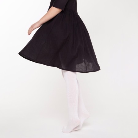 Pantyhose children, white color, height 92-98-3