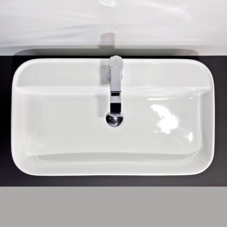 Haller shell Comforty 78574-70, rectangular, white color, 70 cm-3