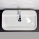 Haller shell Comforty 78574-70, rectangular, white color, 70 cm