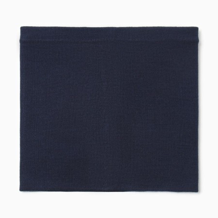 Snood for children, blue color, size 50x22 cm-1