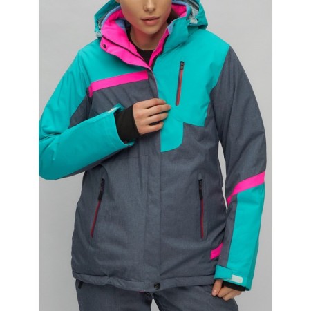 Ski costume is female, size 42, green color-27