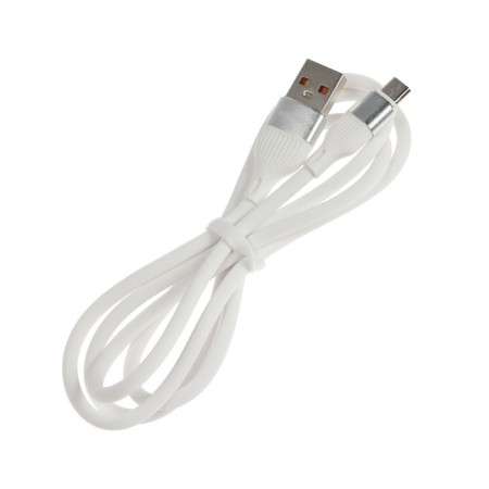 Smartbuy S72, microUSB cable - USB, 2.4 A, 1 m, charging + data transfer, white-2
