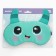 Mask for sleeping with ears "Montstrika", 19.3 x 15 cm, turquoise color
