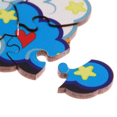 Figure puzzle "Unicorn", series "Funny toys"-3