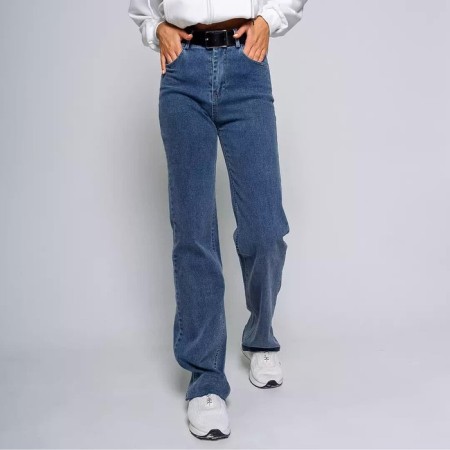 Female jeans, blue color, size m (44)
