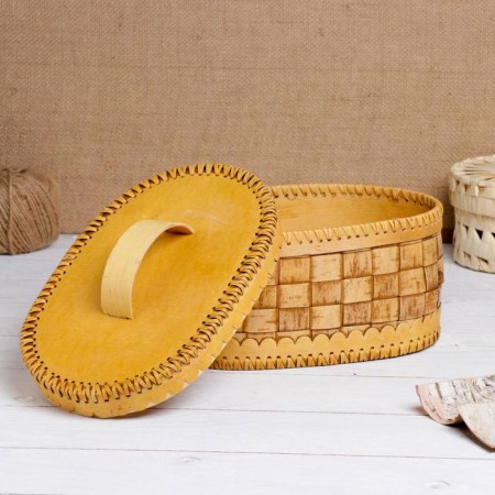 Batonnitsa "Wholewood", 27 × 18 × 13 cm, birch bark-5