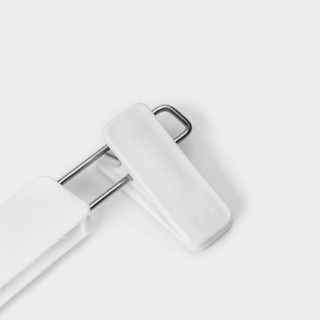 Pan for trousers and skirts with valve clamps, 31 × 16 cm, white color-3