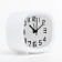 Alarm clock, discrete move, 10 x 8 x 4 cm, white