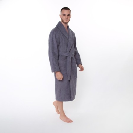 Male robe "Bann", graphite color, size 50-2
