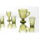 Glass Glass Magistro "La-Channel", 1.1 l, green color