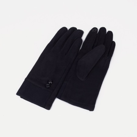 Female gloves, size 7, without insulation, black color