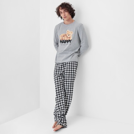 New Year. Pajama men's kaftan happy together size 52-7