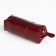 Pocket Key on the zipper, Textura, length 12.5 cm, ring, burgundy color