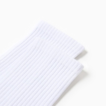 Male socks, white color, size 39-42-1