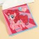 Paper napkins "Pink Pie", 33x33 cm, 20 pieces, 3 strata, my literal pony