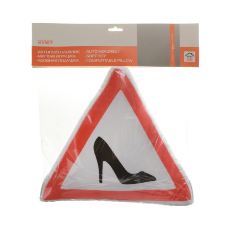 Automotive Matech Pillow Attenation Line, shoe, 35 x 35 x 10 cm, red-4