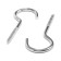 Boar-half-decisor, tundra, white zinc, 6x120 mm, 10 pcs