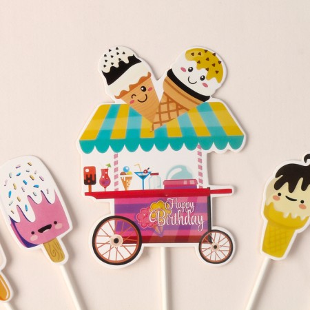 Set for decoration "Sweet Party", set of 10 pcs.-4