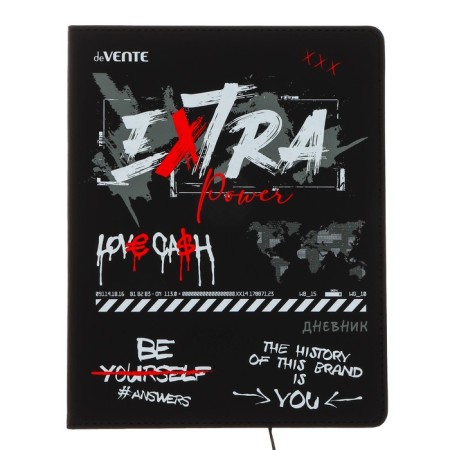 Universal Diary for EXTRA 1-11, integral cover, artificial leather, silkography, lies, 80 g/m2