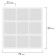 Adhesive squares bilateral, 22 mm x 22 mm, acrylic base, 36 pcs., Brauberg