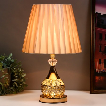 Hell lamp "Florence" E27 40W gold 23x23x30 cm Risalux-1