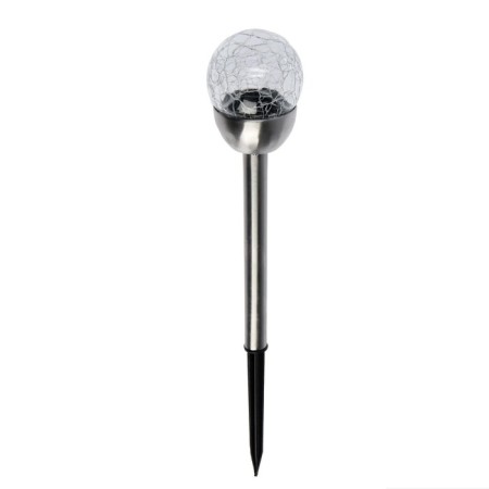 Garden lamp on the solar battery "Glass Ball", 6 × 36.5 × 6 cm, 1 led, white glow-3