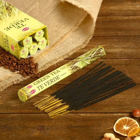 Incense "hem" 20 sticks carbon green tea