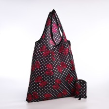 Household bag without fastening, black color