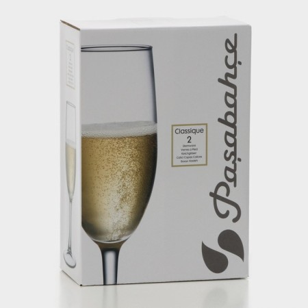 A set of glass glasses for champagne Classique, 250 ml, 2 pcs-6