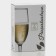 A set of glass glasses for champagne Classique, 250 ml, 2 pcs