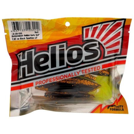 Vibro -high -high Helios Guru Black Sparkles LT, 7.6 cm, 9 pcs. (HS-29-033)-1