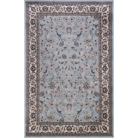 Rectangular carpet Merinos Valencia Deluxe, size 150x230 cm, color L.Blue-brown