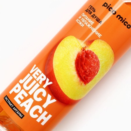 Shower gel Very Juicy Peach, 400 ml, peach aroma, Pico Mico-3