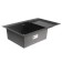 Kitchen sink Aflorn AF97851F-L, Sredal, Left, S = 3.0 and 0.8 mm, 78x51x22 cm, siphon, graphite