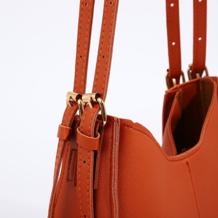 Bag Female Tout with Lightning, Red color-4