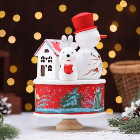 Musical souvenir "New Year's three", red-1