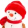 Soft toy "Snowman", 35 cm 2541/35