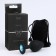 Anal traffic jam-hoods, with a crystal, without vibration, Soft silicone, 35 x 80 mm, black
