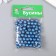 A set of plastic beads "Astra" coating AB (imitation of pearls), plastic, 8mm, 25 g, blue 944197