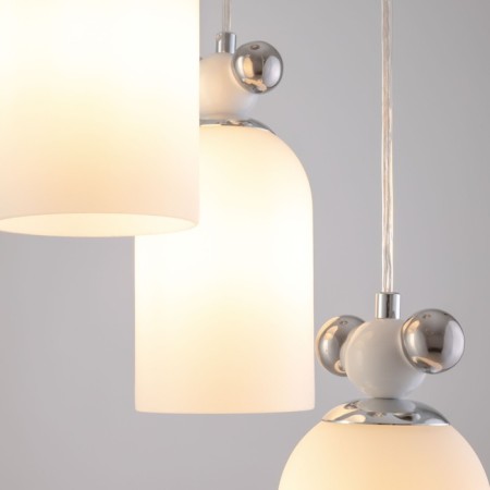 Suspended lamp Freya Fr5365PL-03CH Pitch, 405x220x1650 mm, E14, 3x40W, chromium color-8