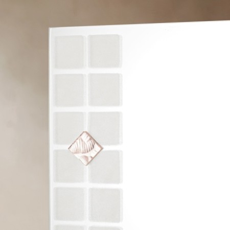 Mirror "Romb", with sandblasting graphics, wall, with a shelf, 45 × 60 cm-3