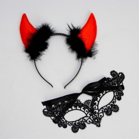 Carnival set "Devil" (rim+mask)-2