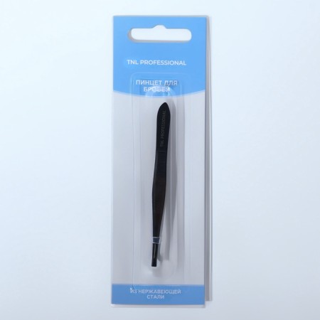 Direct tweezers, narrow, 8.5 cm, black color-7