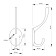 Furniture tundra TKD002, two -rod, bronze, 4 pcs TMP