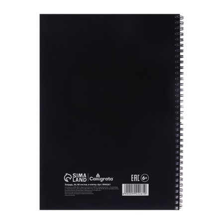 Notebook on the crest of the ART anime. "Comic" A4 80 sheets, in a cage, cover coated cardboard, twin-lak, offset unit-3