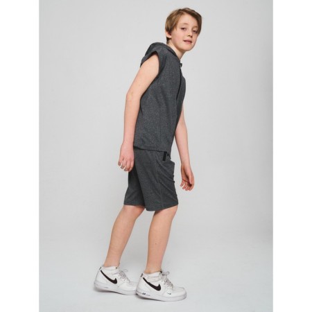 Sports suit for a boy, height 170 cm, gray color-3