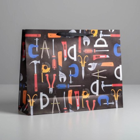 Gift Craft horizontal package, packaging, Happy Birthday, L 40 x 31 x 11.5 cm-1